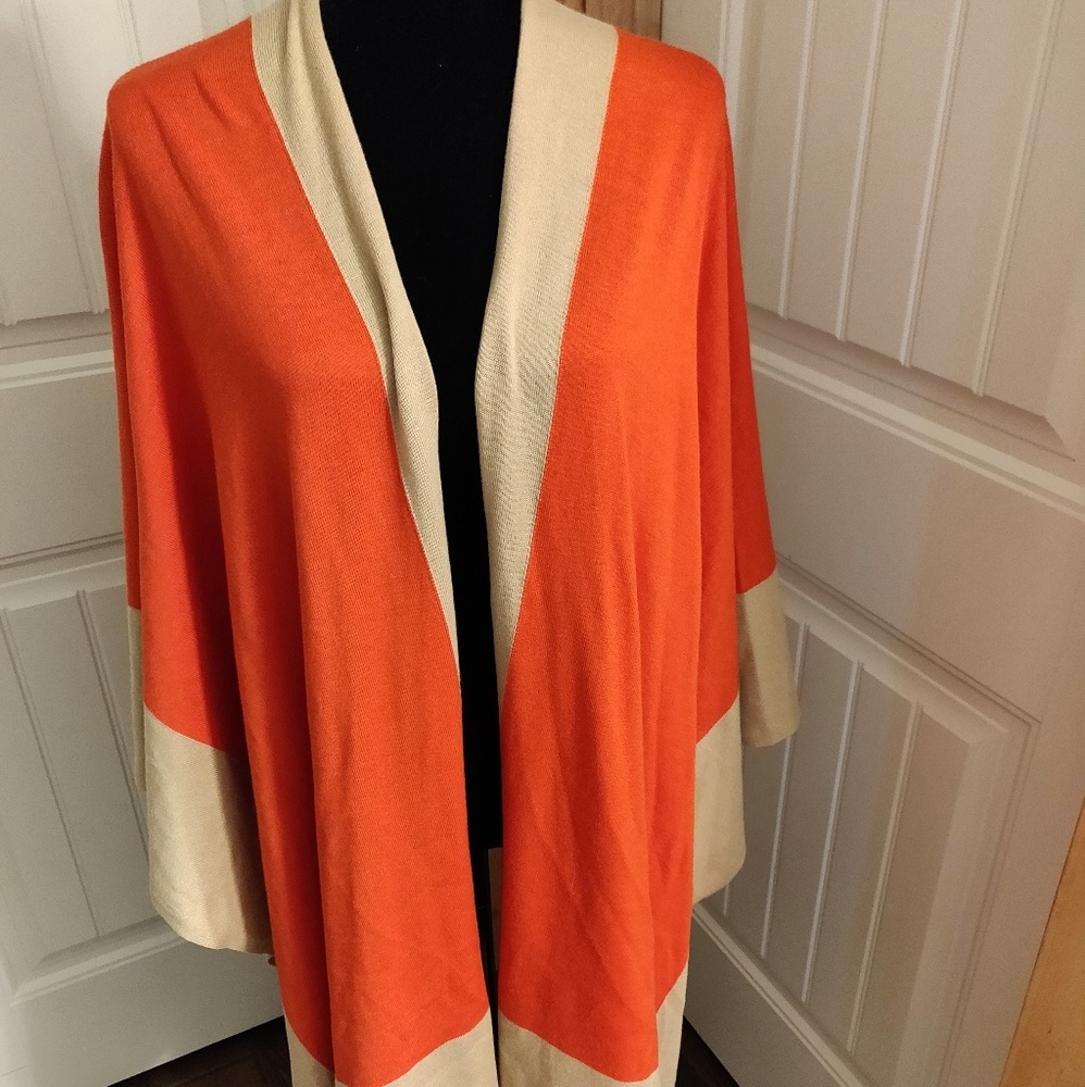 Ralph Lauren Colorblock Poncho